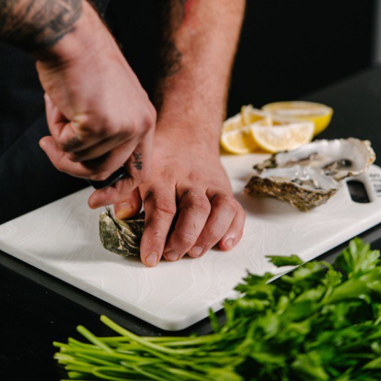 "MARBLE" STONY SET Venice premium stone-look hygienic cutting board by Stony — Foto