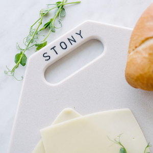 "STAR" STONY SET Sparkling Sand premium stone-look hygienic cutting board by Stony — Foto